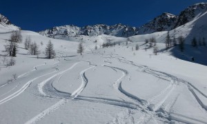 Skitour Öwelenke - Abfahrt