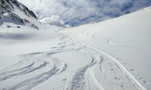 Skitour Hohes Haus - Abfahrt