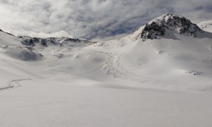 Skitour Hohes Haus - Abfahrt