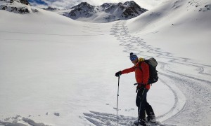 Skitour Hohes Haus - Abfahrt