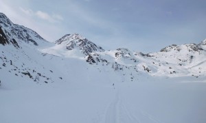 Skitour Althausscharte - Villponer Alm, links Ziel