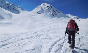 Skitour Althaus 2018 - Blick zur Althausscharte