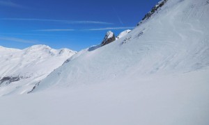 Skitour Althaus 2018 - Blick zur Sauspitze, links die Hochalmspitze