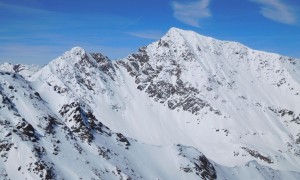 Skitour Althaus 2018 - Gipfelsieg, Blick zum Wildegg und Hochgrabe