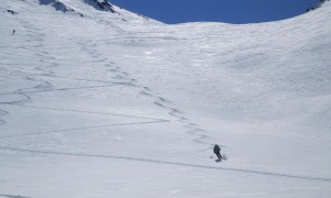 Skitour Althaus 2018 - Abfahrt