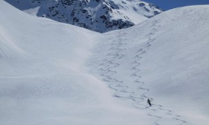 Skitour Althaus 2018 - Abfahrt