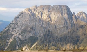 Bergtour Dorfberg - Blick zum Spitzenstein