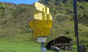 Bergtour Rotstein - kurz vor der Huber Kaser