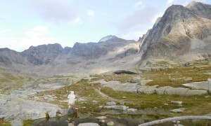 Hochtour Hoher Angelus & Vertainspitze - Düsseldorfer Hütte, Blick zu beiden Gipfeln