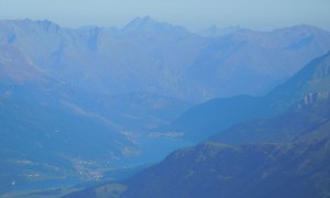 Hochtour Hoher Angelus & Vertainspitze - Blick zum Reschensee