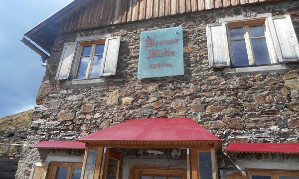 Tourbild - Bergtour Bonnerhütte (Südtirol)