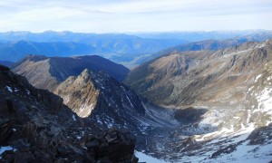 Bergtour Schwarze Wand - beim Aufstieg Rückblick