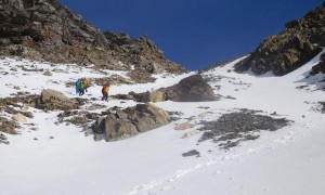 Bergtour Schwarze Wand - Abstieg vom Mühlbacher Jöchl