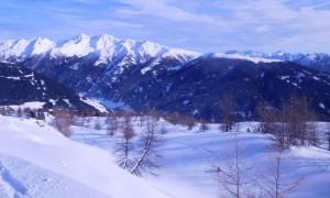 Skitour Thurntaler - Rückblick beim Aufstieg