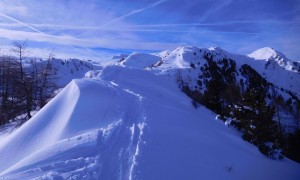 Skitour Thurntaler - Gipfelkamm bei den Drei Seen