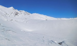 Skihochtour Hochalmspitze - bei der Villacher Hütte