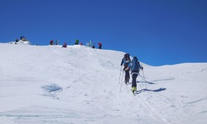 Skihochtour Hochalmspitze - Skidepot Vorgipfel