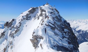 Skihochtour Hochalmspitze - Blick zum Gipfel