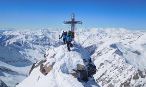 Skihochtour Hochalmspitze - Gipfelsieg