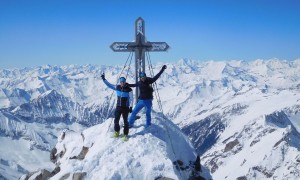 Skihochtour Hochalmspitze - Gipfelsieg