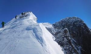 Skihochtour Hochalmspitze - Abfahrt