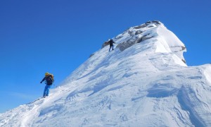 Skihochtour Hochalmspitze - Abfahrt