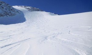 Skihochtour Hochalmspitze - Abfahrt