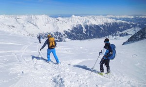 Skihochtour Hochalmspitze - Abfahrt