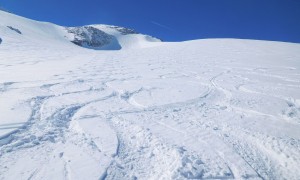 Skihochtour Hochalmspitze - Abfahrt