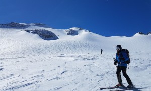 Skihochtour Hochalmspitze - Abfahrt