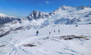 Skihochtour Hochalmspitze - bei der Villacher Hütte