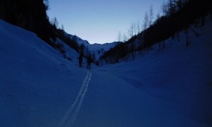 Skihochtour Dreiherrrenspitze - früher Start im Dunkeln