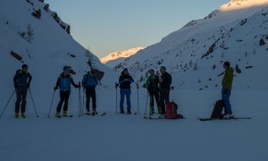 Skihochtour Dreiherrrenspitze - bei der Lahneralm