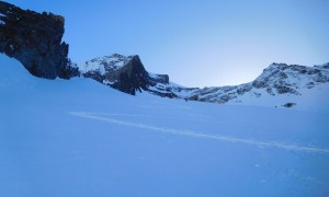 Skihochtour Dreiherrrenspitze - Aufstieg Lahner Kees