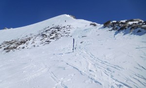 Skihochtour Dreiherrrenspitze - Schlussanstieg