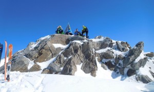 Skihochtour Dreiherrrenspitze - Gipfelsieg