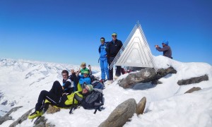 Skihochtour Dreiherrrenspitze - Gipfelsieg