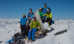 Skihochtour Dreiherrrenspitze - Gipfelsieg