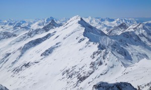 Skihochtour Dreiherrrenspitze - Blick zur Rötspitze