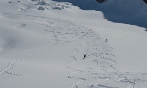 Skihochtour Dreiherrrenspitze - Abfahrt