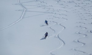 Skihochtour Dreiherrrenspitze - Abfahrt