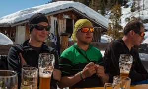 Skihochtour Dreiherrrenspitze - bei der Adleralm