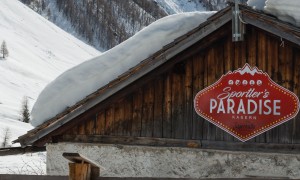 Skihochtour Dreiherrrenspitze - bei der Adleralm und Jägerhütte