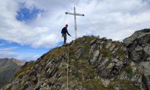 Klettertour Sauspitze - Gipfelsieg