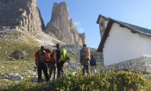 Kleine Zinne - Start bei Kapelle Alpini