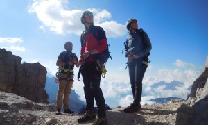 Klettertour Westliche Zinne - Zustieg