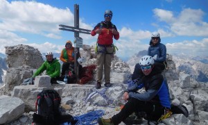 Klettertour Westliche Zinne - Gipfelsieg