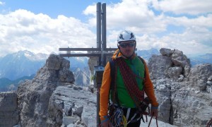 Klettertour Westliche Zinne - Gipfelsieg