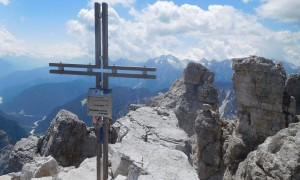 Klettertour Westliche Zinne - Gipfelsieg