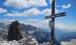 Klettertour Westliche Zinne - Gipfelsieg